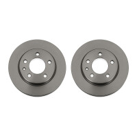 2 Brake Discs front axle ventilated Ø 79 mm 22 mm...