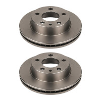 2 Brake Discs front axle ventilated Ø 79 mm 22 mm...