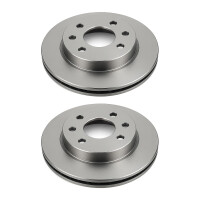 2 Bremsscheiben Vorderachse belüftet Ø 69 mm...
