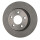 2 Brake Discs rear axle full Ø 64 mm 12 mm VALEO for e.g. FORD MONDEO