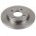 2 Brake Discs rear axle full Ø 64 mm 11 mm VALEO for e.g. VOLVO V50