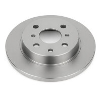 2 Brake Discs rear axle full Ø 55 mm 9 mm VALEO...