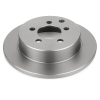 2 Brake Discs rear axle full Ø 55 mm 10 mm VALEO...