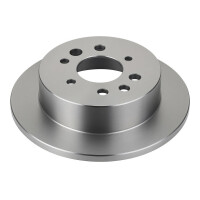 2 Brake Discs rear axle full Ø 55 mm 10 mm VALEO...