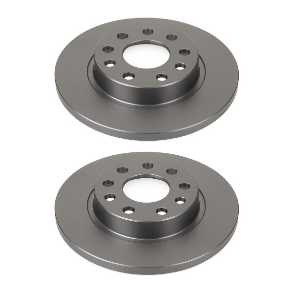 2 Brake Discs rear axle full Ø 65.5 mm 12 mm VALEO for e.g. SAAB 9-3