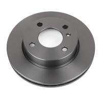 2 Brake Discs rear axle full Ø 57 mm 10 mm VALEO...