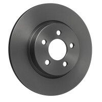 2 Brake Discs rear axle full Ø 57 mm 10 mm VALEO for e.g. OPEL COMBO