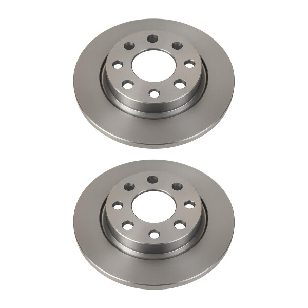 2 Brake Discs rear axle full Ø 68 mm 12 mm VALEO for e.g. AUDI A4