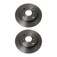 2 Brake Discs front axle full Ø 58 mm 9 mm VALEO...