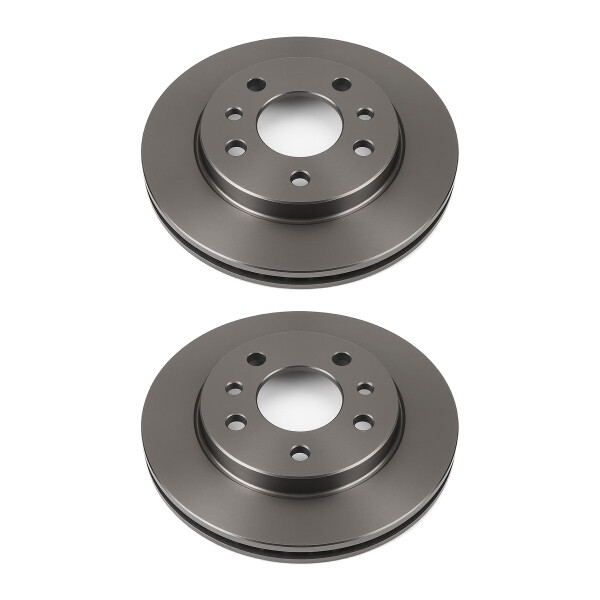 2 Brake Discs front axle ventilated Ø 60 mm 25 mm VALEO for e.g. OPEL ASTRA