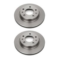 2 Brake Discs front ventilated Ø 66.1 mm 21 mm...