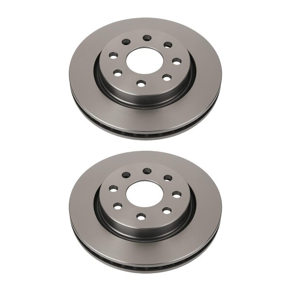 2 Brake Discs rear axle ventilated Ø 65.5 mm 20 mm VALEO for e.g. SAAB 9-3