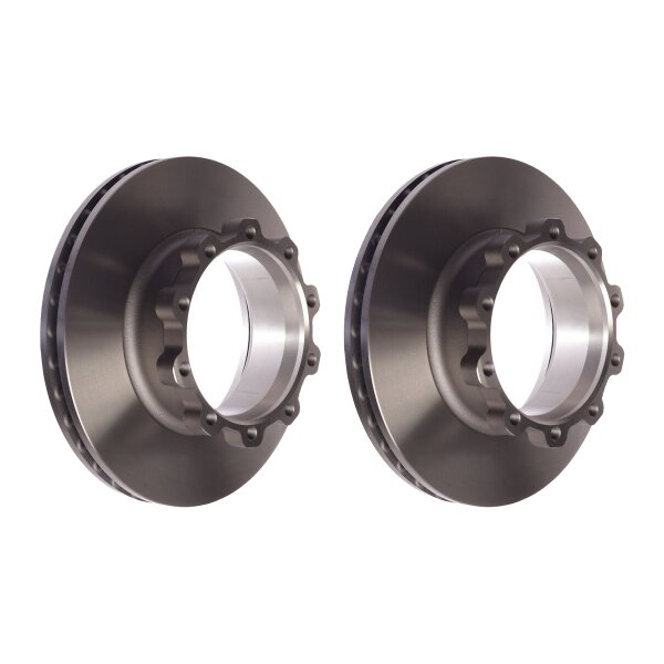 2 Bremsscheiben Vorderachse belüftet Ø 208 mm 45 mm VALEO für u.a. SCANIA R II