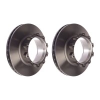 2 Bremsscheiben Vorderachse belüftet Ø 208 mm...