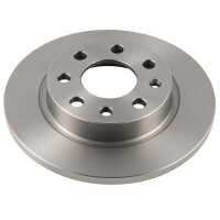 2 Brake Discs rear axle full Ø 60 mm 10 mm VALEO...