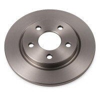 2 Brake Discs rear axle full Ø 60 mm 10 mm VALEO for e.g. FIAT PUNTO EVO