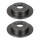 2 Brake Discs rear axle full Ø 55 mm 9 mm VALEO for e.g. TOYOTA COROLLA