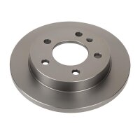 2 Brake Discs rear axle full Ø 76 mm 10 mm VALEO...