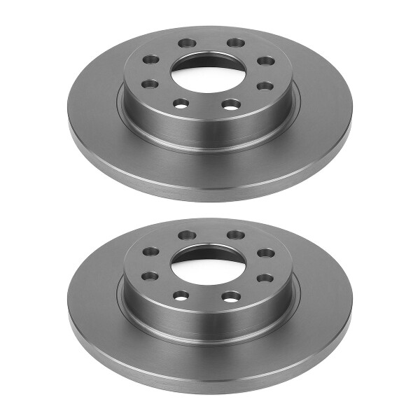 2 Brake Discs front axle full Ø 60 mm 12 mm VALEO for e.g. FIAT GRANDE