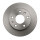 2 Brake Discs rear axle full Ø 62.5 mm 10 mm VALEO for e.g. HYUNDAI i20