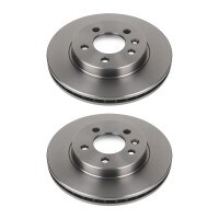 2 Bremsscheiben Vorderachse belüftet Ø 64,2...