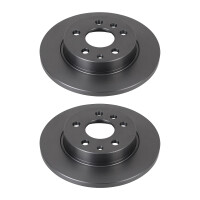 2 Bremsscheiben hinten voll Ø 64 mm 12 mm VALEO...