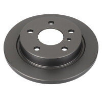 2 Brake Discs rear axle full Ø 62 mm 10 mm VALEO...