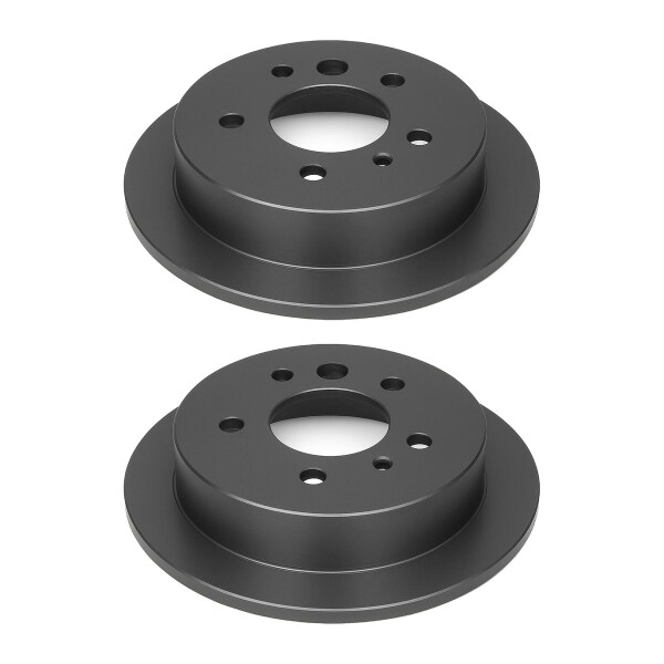 2 Brake Discs rear axle full Ø 62 mm 9 mm VALEO suitable for TOYOTA RAV