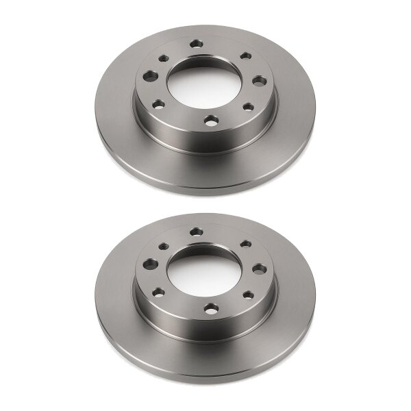 2 Brake Discs rear full Ø 105.6 mm 10.5 mm VALEO for SSANGYONG KORANDO