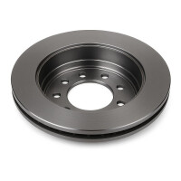 2 Brake Discs rear axle full Ø 76 mm 10 mm VALEO for e.g. KIA CEED