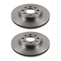 2 Bremsscheiben Hinterachse belüftet Ø 70 mm...