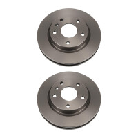 2 Brake Discs front axle ventilated Ø 62 mm 22 mm...