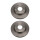 2 Brake Discs front axle ventilated Ø 62 mm 22 mm VALEO for e.g. SUZUKI SX4