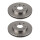2 Brake Discs front axle ventilated Ø 61 mm 21 mm VALEO for e.g. HONDA JAZZ
