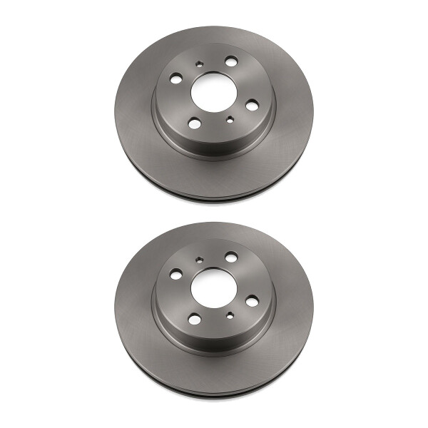 2 Brake Discs front axle ventilated Ø 55 mm 22 mm VALEO for e.g. TOYOTA YARIS