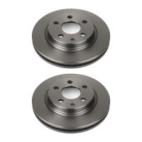 2 Brake Discs front ventilated Ø 55.1 mm 28 mm...