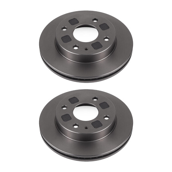 2 Brake Discs front axle ventilated Ø 55 mm 22 mm VALEO for e.g. MAZDA 323