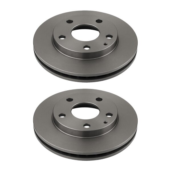 2 Brake Discs front axle ventilated Ø 62 mm 28 mm VALEO for e.g. TOYOTA CAMRY