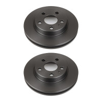 2 Brake Discs front ventilated Ø 55.1 mm 25 mm...