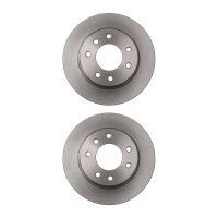 2 Bremsscheiben Hinterachse belüftet Ø 75 mm...