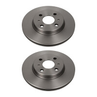 2 Bremsscheiben Vorderachse belüftet Ø 55 mm...