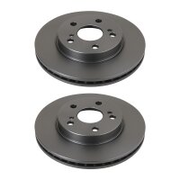2 Bremsscheiben Vorderachse belüftet Ø 62 mm...