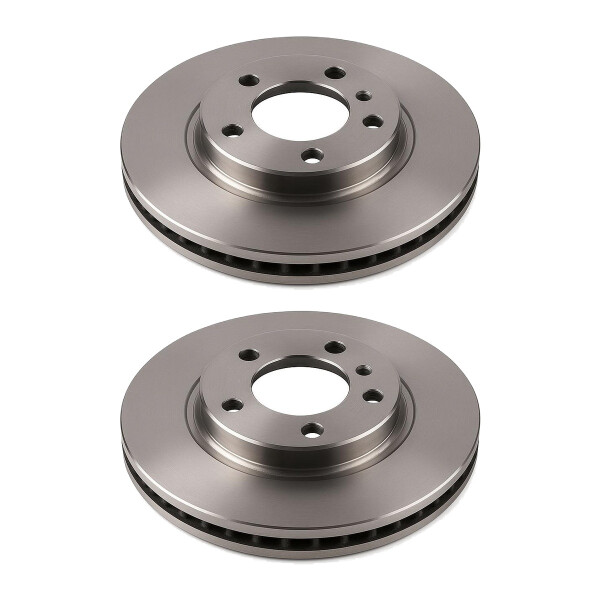2 Brake Discs front ventilated Ø 88 mm 24 mm VALEO for SSANGYONG KORANDO