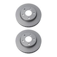 2 Brake Discs front ventilated Ø 69 mm 24 mm VALEO...