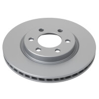 2 Brake Discs front ventilated Ø 69 mm 24 mm VALEO for e.g. MITSUBISHI COLT