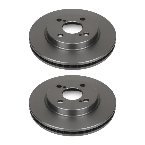 2 Brake Discs front axle ventilated Ø 55 mm 25 mm VALEO for e.g. TOYOTA COROLLA