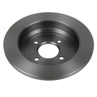 2 Brake Discs rear axle full Ø 64 mm 10 mm VALEO for e.g. HONDA CR-V