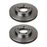 2 Brake Discs front axle ventilated Ø 87 mm 26 mm...