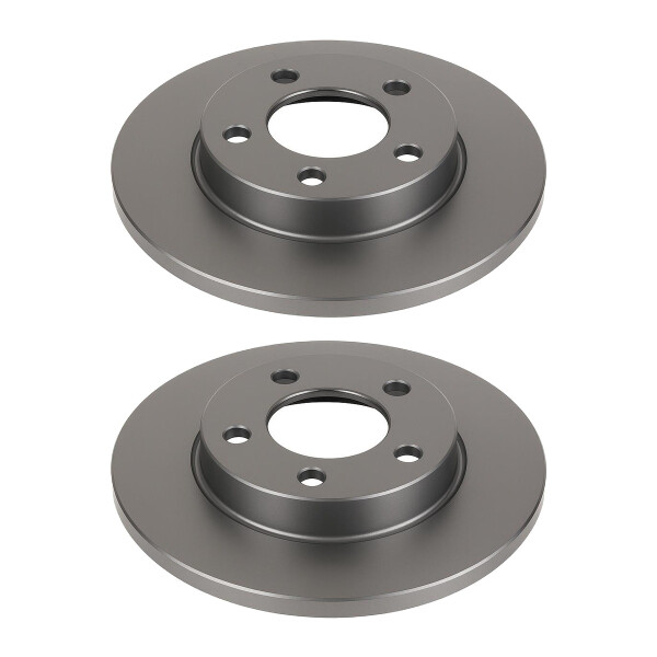 2 Bremsscheiben Hinterachse voll Ø 76 mm 10 mm VALEO für u.a. HYUNDAI ix20