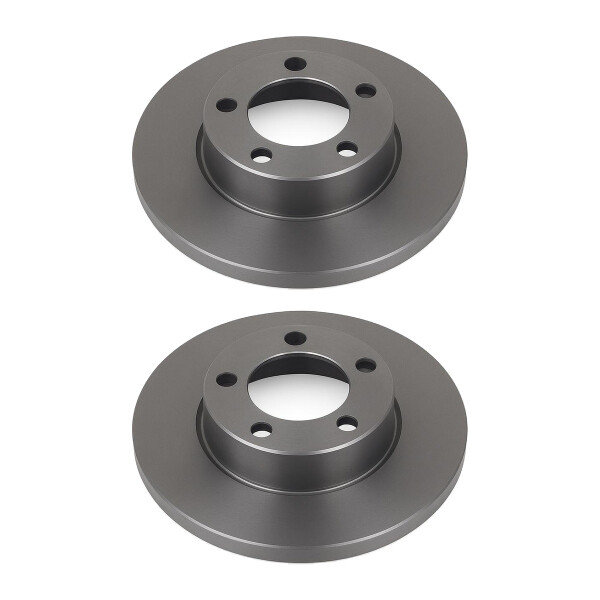 2 Brake Discs rear axle full Ø 91 mm 12 mm VALEO for e.g. RENAULT MASTER